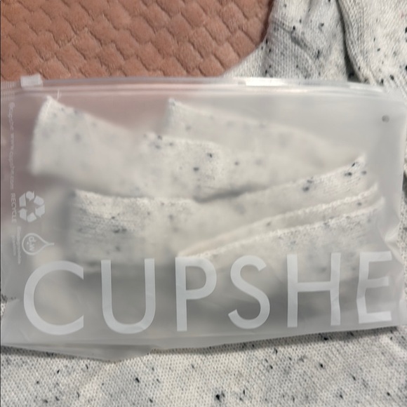 Cupshe Women's Speckled White Sweater Dress - Picture 2 of 9